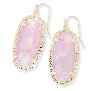 Kendra Scott Blush Mother of Pearl Elle Earrings